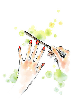 PSD 우먼라이프 손 일러스트 캘리그라피 신체부위 뷰티 손톱관리 네일아트 매니큐어 국내일러스트 라이프스타일 사람 화장품 파일형식