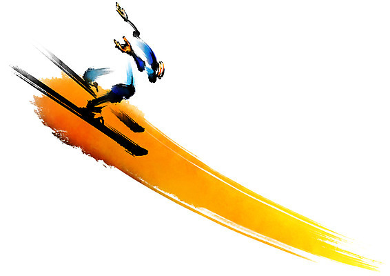 전신 PSD 남자 스포츠 일러스트 캘리그라피 붓터치 겨울스포츠 운동선수 동계올림픽 한명 서기 점프 활강 스키점프 국내일러스트 1 올림픽 모션 스키 사람 파일형식