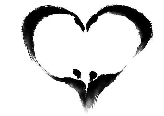 PSD 실루엣 일러스트 캘리그라피 모션 붓터치 두명 하트 손하트 국내일러스트 모양 촬영기법 사람 손짓 파일형식