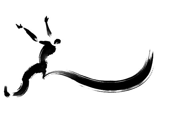 PSD 실루엣 일러스트 캘리그라피 모션 붓터치 한명 국내일러스트 1 촬영기법 사람 파일형식