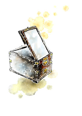 PSD 한국전통 일러스트 캘리그라피 전통소품 사람없음 거울 화장대 고가구 국내일러스트 전통 가구 한국 오브젝트 파일형식