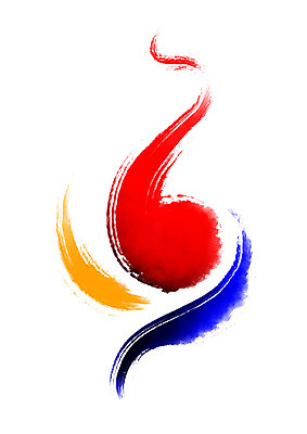 PSD 한국전통 일러스트 캘리그라피 붓터치 사람없음 전통문양 태극 애국심 국내일러스트 전통 문양 한국 파일형식