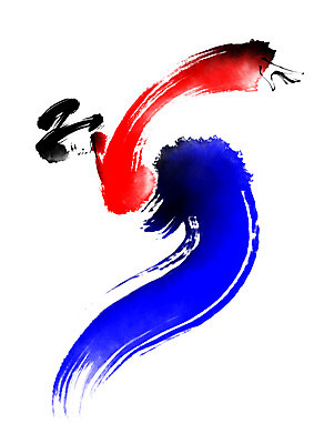 PSD 한국전통 여자 일러스트 캘리그라피 붓터치 한명 전통문양 춤 태극 애국심 국내일러스트 1 전통 문양 문화예술 한국 사람 파일형식