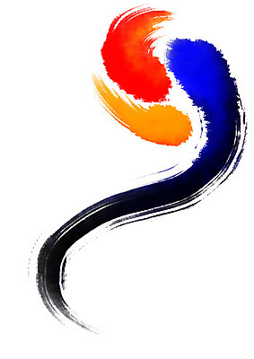 PSD 한국전통 일러스트 캘리그라피 붓터치 사람없음 전통문양 태극 애국심 국내일러스트 전통 문양 한국 파일형식