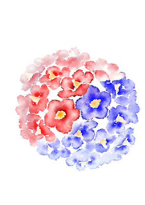 PSD 한국전통 여러송이 일러스트 캘리그라피 사람없음 전통문양 태극 무궁화 애국심 국내일러스트 전통 문양 꽃 다수 한국 파일형식