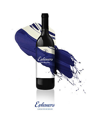 PSD 일러스트 사람없음 와인 심볼 와인병 패키지 마블링 목업 브랜딩 국내일러스트 병_용기 주류 파일형식