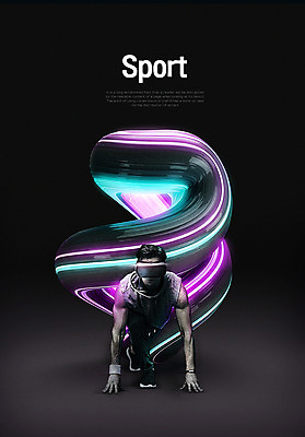 전신 PSD 서양인 남자 곡선 일러스트 한명 20대 성인 빛 운동복 네온 준비자세 패키지 가상현실 성인남자한명만 오큘러스 브랜딩 VR기기 국내일러스트 외국인 1 옷 선 포즈 사람 청년 기계 준비 남자한명만 성인남자만 파일형식