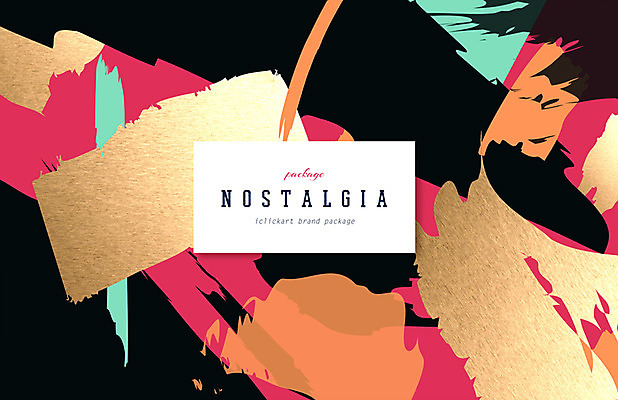 PSD 일러스트 붓터치 사람없음 컬러풀 패키지 브랜딩 국내일러스트 컬러 파일형식