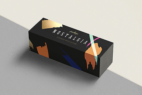 PSD 컬러 일러스트 붓터치 사람없음 상자 패키지 목업 브랜딩 국내일러스트 파일형식