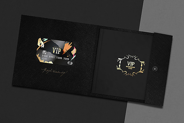 PSD 일러스트 붓터치 사람없음 공책 커버 신용카드 패키지 VIP 목업 브랜딩 국내일러스트 문구용품 금융 파일형식