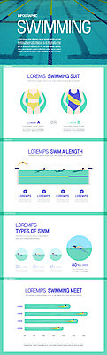 여자 남자 수영복 일러스트 그래프 수영장 여러명 수영 인포그래픽 레인 국내일러스트 AI파일 옷 다수 사람 수상스포츠 파일형식 벡터