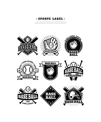 스포츠 일러스트 사람없음 세트 라벨 야구 야구방망이 야구글러브 야구공 야구모자 국내일러스트 AI파일 모자_잡화 공 프레임 구기 야구용품 글러브 파일형식 벡터