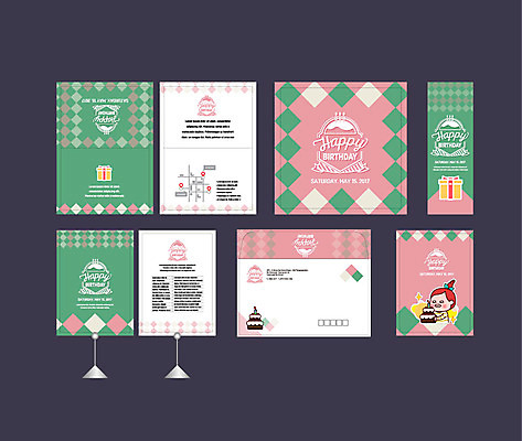 템플릿 배너템플릿 여자 어린이 한명 이벤트 상반신 세트 현수막 생일 생일케이크 전단 엽서 초대장 생일축하 약도 생일선물 소봉투 행사세트 행사템플릿 AI파일 1 배너 기념일 지도 편지봉투 카드_감사 선물 사람 케이크 축하 편지 홍보물 파일형식 벡터