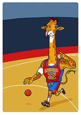 PSD 동물 직업 한마리 동물캐릭터 일러스트 농구 농구공 의인화 사람없음 기린 농구선수 드리블 직업체험 일러캐릭터 캐릭터 1 공 포유류 운동선수 구기 체험학습 파일형식