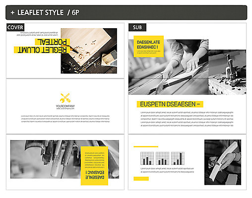 템플릿 표지디자인 손 표지 ZIP 내지 리플렛 3단접지 팜플렛 신체부위 공구 작업실 조각칼 나무공예 인디자인 INDD 이미지템플릿 사람 도구 칼 공예 파일형식