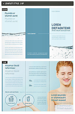 서양인 외국인 템플릿 표지디자인 여자 표지 ZIP 내지 리플렛 3단접지 한명 팜플렛 20대 성인 물 뷰티 성인여자한명만 인디자인 INDD 이미지템플릿 자연요소 1 사람 인종 청년 여자한명만 성인여자만 파일형식