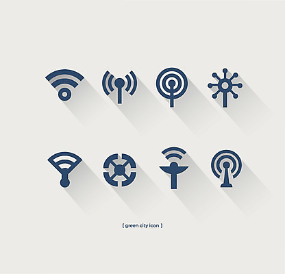 아이콘 사람없음 세트 자연보호 에너지 와이파이 전파 2D아이콘 AI파일 자연 보호 무선인터넷 파일형식 벡터