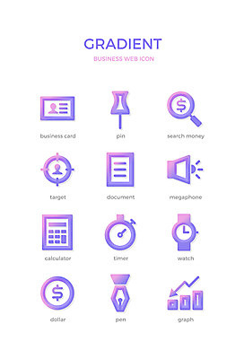 아이콘 비즈니스 명함 돋보기 그래프 사람없음 세트 펜 달러 웹 확성기 계산기 압정 목표 손목시계 라인아이콘 문서 비즈니스아이콘 웹아이콘 타이머 그라디언트 2D아이콘 AI파일 시계 컨셉 돈 인터넷 장신구 문구용품 필기구 사무용품 장비 파일형식 벡터