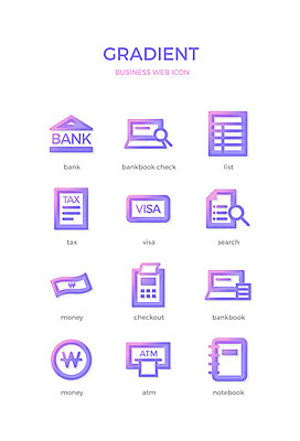 아이콘 지폐 돈 비즈니스 사람없음 금융 세트 공책 웹 신용카드 계산대 라인아이콘 검색 은행 통장 비즈니스아이콘 웹아이콘 ATM 목록 세금 그라디언트 2D아이콘 AI파일 인터넷 문구용품 경제 재산 파일형식 벡터