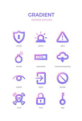 아이콘 비즈니스 열쇠 사람없음 세트 웹 눈 바이러스 암호 폭탄 라인아이콘 잠금 보안 비즈니스아이콘 웹아이콘 삭제 경보기 로그인 그라디언트 2D아이콘 AI파일 자연요소 인터넷 날씨 안전 폭발물 경보 파일형식 벡터