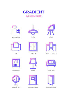 아이콘 가구 의자 비즈니스 조명 책장 사람없음 세트 소파 문 웹 선풍기 작업실 사물함 캐비닛 라인아이콘 책상 비즈니스아이콘 웹아이콘 그라디언트 2D아이콘 AI파일 생활용품 인터넷 가전제품 파일형식 벡터