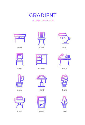 나무 아이콘 화분 가구 의자 비즈니스 전구 탁자 전등 사람없음 물 세트 웹 등불 램프 캐비닛 라인아이콘 책상 비즈니스아이콘 웹아이콘 그라디언트 2D아이콘 AI파일 자연요소 식물 생활용품 인터넷 조명 사물함 파일형식 벡터