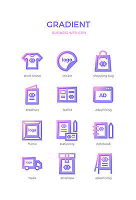 아이콘 리플렛 스티커 비즈니스 봉투 간판 프레임 광고판 팜플렛 사람없음 세트 쇼핑백 사무용품 공책 웹 트럭 반팔티셔츠 라인아이콘 홍보물 비즈니스아이콘 웹아이콘 브랜딩 그라디언트 2D아이콘 AI파일 티셔츠 인터넷 가방 자동차 문구용품 알림판 판 파일형식 벡터