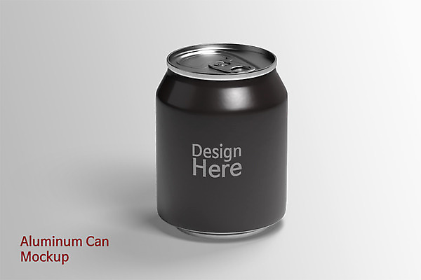 PSD 편집 편집이미지 사람없음 한개 3D소스 3D 검은색 캔 입체 디지털합성 목업 편집소스 편집3D 1 컬러 파일형식