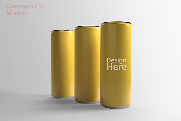 PSD 편집 편집이미지 사람없음 노란색 3D소스 3D 세개 캔 입체 디지털합성 목업 편집소스 편집3D 컬러 3 파일형식