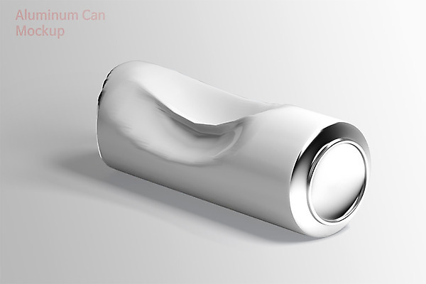 PSD 편집 편집이미지 사람없음 한개 3D소스 3D 흰색 캔 입체 디지털합성 찌그러짐 목업 편집소스 편집3D 1 컬러 컨셉 파일형식