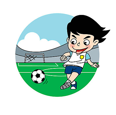 전신 캐릭터 남자 어린이 스포츠 일러스트 축구공 한명 축구 축구장 패스 일러캐릭터 AI파일 1 공 축구용품 스포츠시설 사람 구기 파일형식 벡터