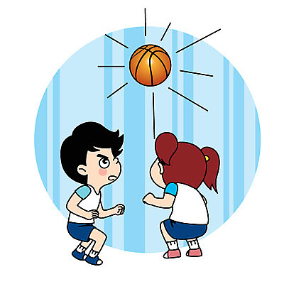 전신 캐릭터 응시 여자 남자 어린이 스포츠 일러스트 농구 농구공 두명 농구대 일러캐릭터 AI파일 시선 공 사람 구기 골대 파일형식 벡터