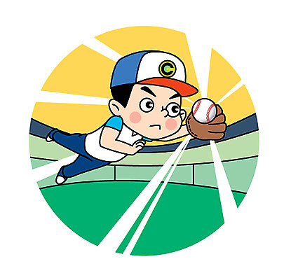 전신 캐릭터 남자 어린이 스포츠 일러스트 한명 점프 야구 글러브 야구공 캐치볼 일러캐릭터 AI파일 1 스포츠용품 장갑 공 모션 사람 구기 야구용품 파일형식 벡터