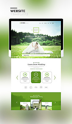 PSD 템플릿 여자 남자 신부 웨딩드레스 웹템플릿 신랑 결혼 사이트템플릿 초원 여러명 성인 초록색 30대 태블릿 홈페이지 홈페이지시안 한국인 성인만 이미지템플릿 드레스 컬러 다수 사람 동양인 이벤트 장년 전자제품 스마트기기 파일형식