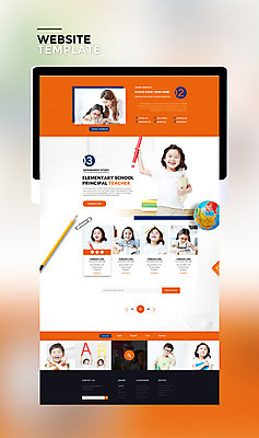 PSD 템플릿 여자 어린이교육 교육 남자 지구 어린이 웹템플릿 사이트템플릿 한명 여러명 성인 30대 태블릿 홈페이지 교사 주황색 홈페이지시안 한국인 홈스쿨 이미지템플릿 직업 1 컬러 다수 사람 동양인 장년 전자제품 스마트기기 파일형식