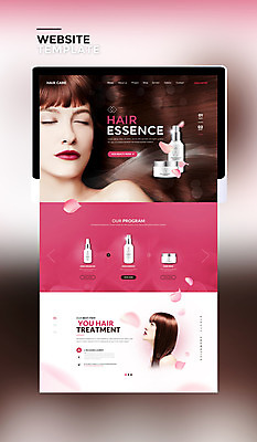 PSD 서양인 외국인 템플릿 여자 분홍색 웹템플릿 사이트템플릿 20대 성인 두명 태블릿 뷰티 홈페이지 눈감음 홈페이지시안 화장품 헤어용품 머리결 성인여자만 이미지템플릿 컬러 모션 사람 인종 청년 전자제품 스마트기기 미용용품 여자만 성인만 파일형식