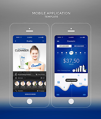 PSD 서양인 외국인 템플릿 여자 웹템플릿 디자인시안 모바일 여러명 20대 파란색 스마트폰 뷰티 홈페이지 화장품 어플리케이션 모바일템플릿 클렌징폼 성인여자만 모바일앱 이미지템플릿 컬러 다수 사람 인종 청년 핸드폰 스마트기기 세안용품 여자만 성인만 파일형식