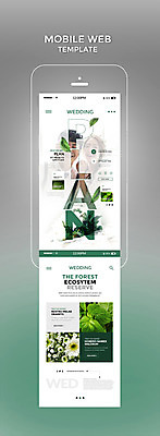 PSD 템플릿 여자 남자 꽃 신부 웹템플릿 신랑 결혼 잎 디자인시안 모바일 20대 성인 두명 초록색 스마트폰 홈페이지 한국인 모바일템플릿 모바일웹 성인만 이미지템플릿 식물 컬러 사람 동양인 이벤트 청년 핸드폰 스마트기기 파일형식