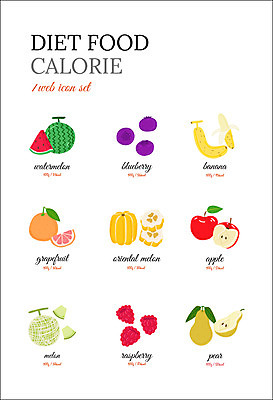아이콘 음식 다이어트 수박 바나나 사람없음 배 사과 멜론 자몽 블루베리 참외 음식아이콘 다이어트음식 2D아이콘 AI파일 과일 건강 파일형식 벡터