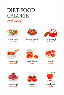 아이콘 음식 다이어트 토마토 사람없음 주스 샐러드 수프 음식아이콘 다이어트음식 두부요리 2D아이콘 AI파일 음료 채소 건강 파일형식 벡터