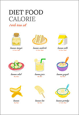 아이콘 음식 다이어트 바나나 샌드위치 사람없음 주스 샐러드 우유 죽 음식아이콘 요거트 다이어트음식 식초 아이스바 2D아이콘 AI파일 음료 과일 유제품 건강 파일형식 벡터