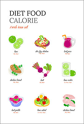 아이콘 음식 다이어트 사람없음 물 주스 샐러드 볶음 피클 라임 음식아이콘 다이어트음식 닭가슴살 비트 디톡스 2D아이콘 AI파일 자연요소 음료 채소 과일 건강 닭고기 절임 파일형식 벡터