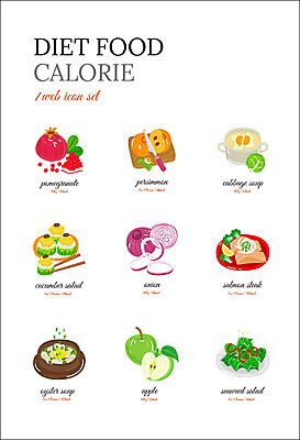 아이콘 음식 다이어트 양파 오이 감 스테이크 사람없음 샐러드 굴 수프 사과 양배추 국 연어 석류 음식아이콘 미역 다이어트음식 2D아이콘 AI파일 채소 과일 어패류 서양음식 건강 어류 해조류 파일형식 벡터