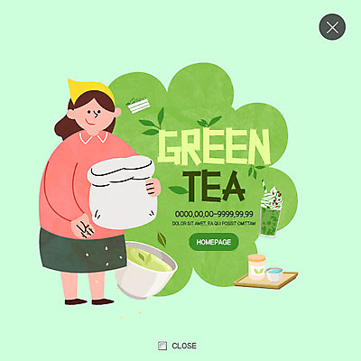 전신 PSD 템플릿 여자 웹템플릿 팝업 이벤트팝업 웹팝업 한명 이벤트 성인 녹차 특산물 녹차라떼 레이어팝업 이미지템플릿 1 사람 차_음료 라떼 파일형식