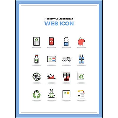 아이콘 지구 공장 사람없음 세트 환경 재활용 에너지 트럭 쓰레기통 운반 그린에너지 캔 사과 쓰레기 폐기물 친환경 웹아이콘 페트병 2D아이콘 AI파일 과일 공업 자동차 병_담는 파일형식 벡터