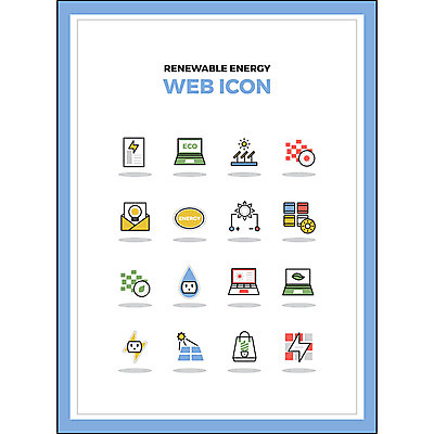 아이콘 전구 사람없음 노트북 세트 쇼핑백 환경 에너지 그린에너지 콘센트 건전지 편지 태양에너지 웹아이콘 집열판 수력에너지 2D아이콘 AI파일 가방 전자제품 파일형식 벡터