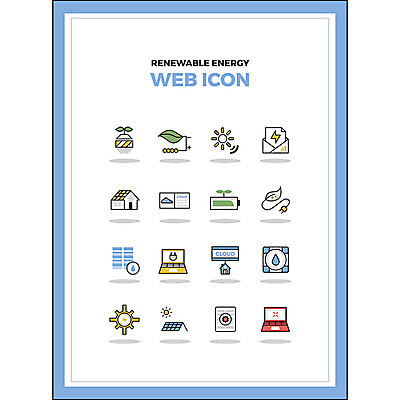 아이콘 나뭇잎 주택 사람없음 노트북 세트 환경 에너지 그린에너지 플러그 건전지 편지 친환경 태양에너지 웹아이콘 집열판 서류판 수력 2D아이콘 AI파일 잎 건물 전자제품 사무용품 파일형식 벡터