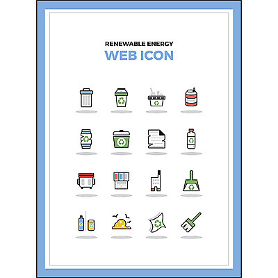 아이콘 종이 유리 갈매기 사람없음 세트 환경 재활용 에너지 쓰레기통 그린에너지 캔 병 폐기물 청소도구 빗자루 친환경 분리수거 웹아이콘 쓰레받기 2D아이콘 AI파일 식기 재질 조류 도구 쓰레기 청소 파일형식 벡터