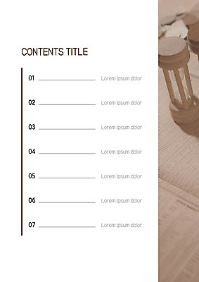 템플릿 내지 사람없음 프레젠테이션 모래시계 문서템플릿 서식 레이아웃 문서 제안서 목차 이미지템플릿 AI파일 모래 시계 파일형식 벡터