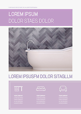 도형 템플릿 표지 가구 욕조 사람없음 프레젠테이션 문서템플릿 서식 레이아웃 문서 제안서 이미지템플릿 AI파일 생활용품 파일형식 벡터